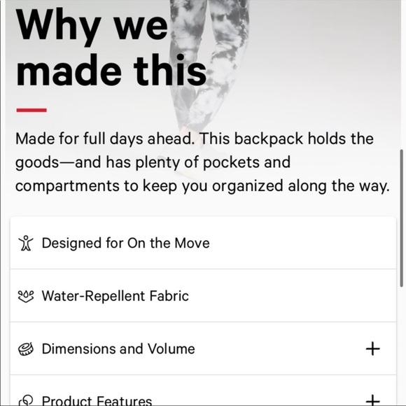 🖤🍋 Lululemon 🍋🖤 Everyday Backpack Black NEW - Picture 9 of 11